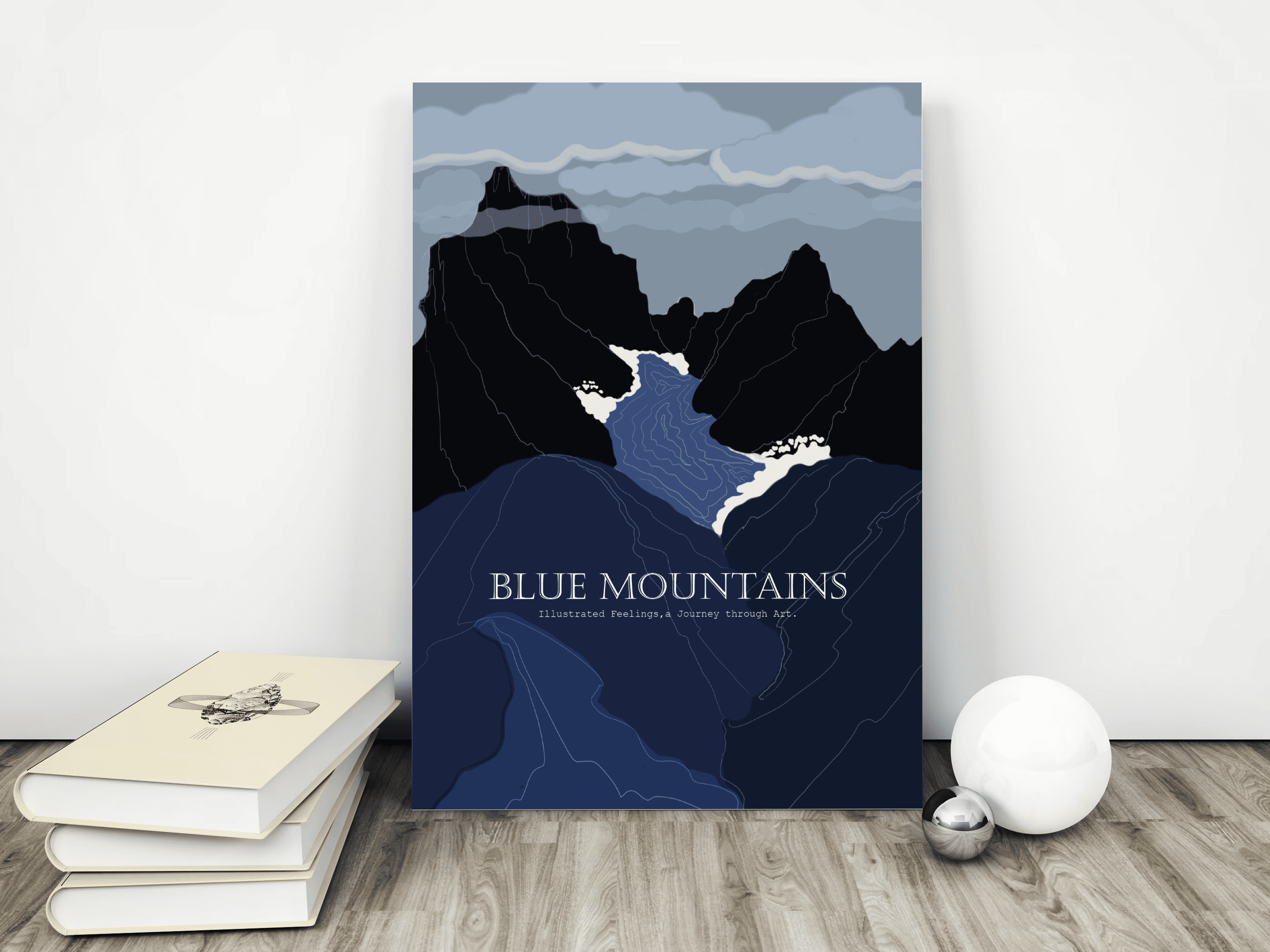 Montagne bleue